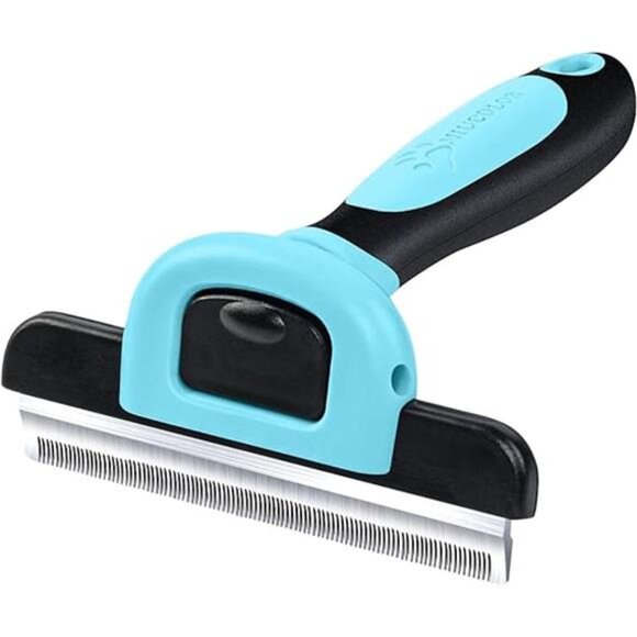 Pet Grooming Brush, Deshedding Tool for Dogs & Cats,Effectively Reduces Shedding - Picture 7 of 7